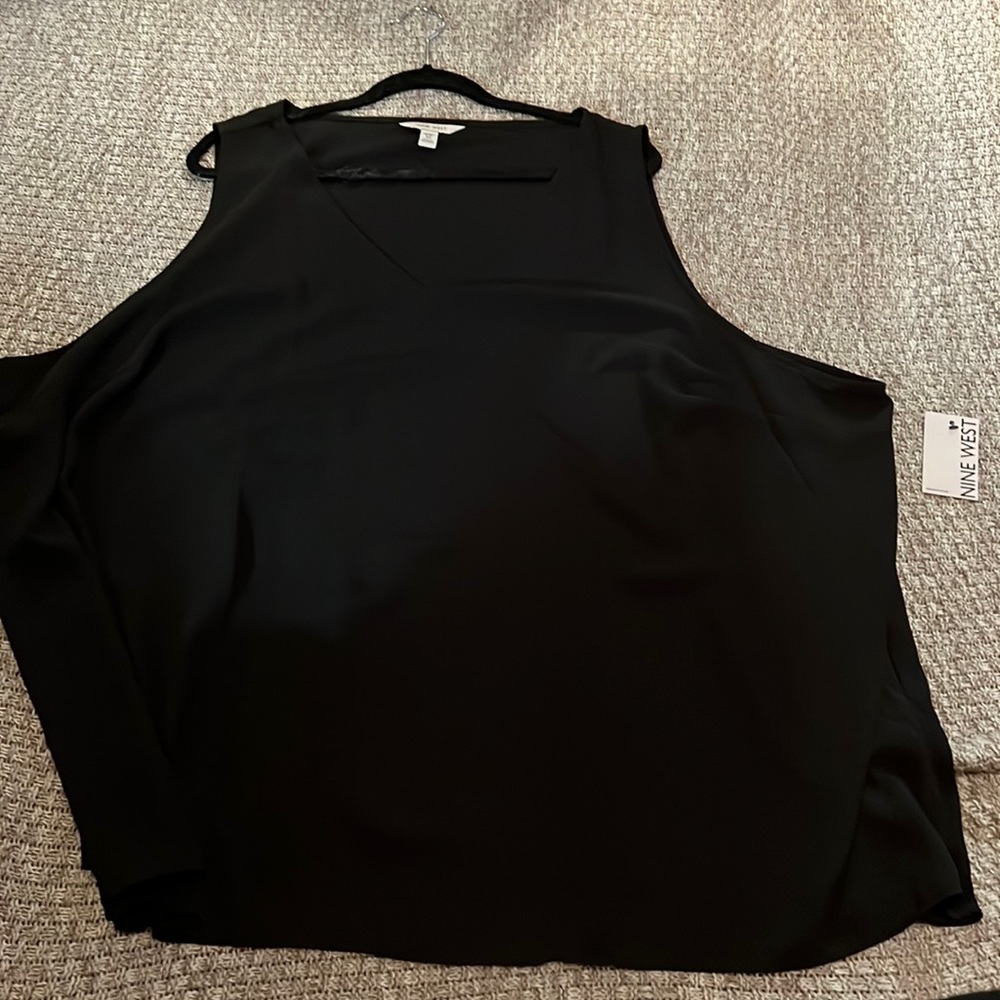 Nine West Black Dressy Tank